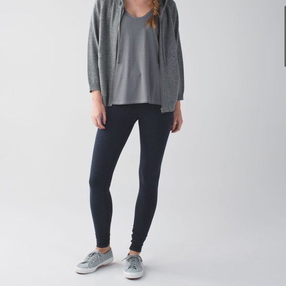 Lululemon Wunder Under Cotton
Heathered Naval Blue